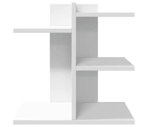 Rakstāmgalda Organizators, Balts, 42X21,5X42 Cm, Koks Vidaxl