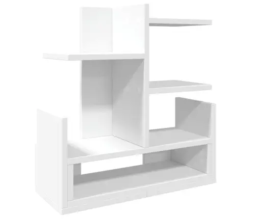 Rakstāmgalda Organizators, Balts, 49X20X52,5 Cm, Koks Vidaxl