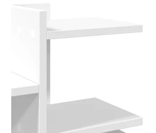 Rakstāmgalda Organizators, Balts, 49X20X52,5 Cm, Koks Vidaxl