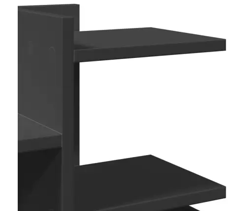 Rašomojo Stalo Lentyna, Juoda, 49X20X52,5cm Apdirbta Mediena