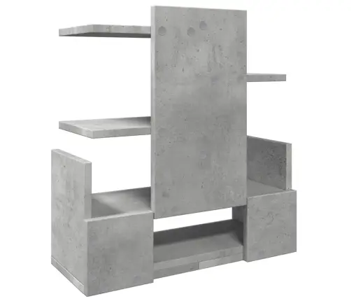 Rakstāmgalda Organizators, Betona Pelēks, 49X20X52,5 Cm, Koks Vidaxl