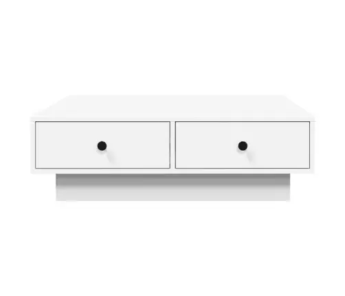 Kafijas Galdiņš, Balts, 90X90X28 Cm, Skaidu Plāksne Vidaxl