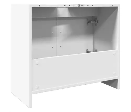 Izlietnes Skapītis, Balts, 63X29X55 Cm, Inženierijas Koks Vidaxl