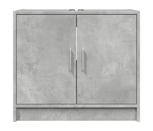 Izlietnes Skapītis, Betonpelēks, 63X29X55 Cm, Inženierijas Koks Vidaxl