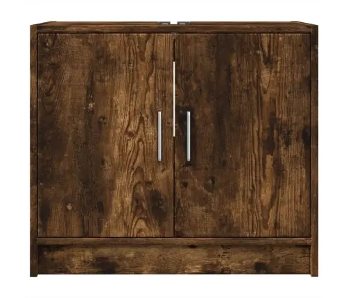 Izlietnes Skapītis, Ozolkoka, 63X29X55 Cm, Inženierijas Koks Vidaxl