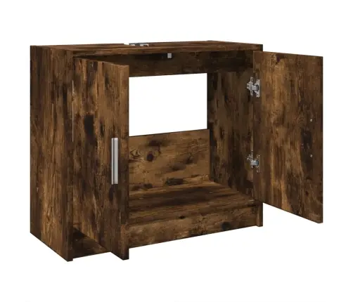 Izlietnes Skapītis, Ozolkoka, 63X29X55 Cm, Inženierijas Koks Vidaxl