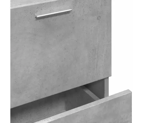 Izlietnes Skapītis, Betonpelēks, 40X37X59 Cm, Inženierijas Koks Vidaxl