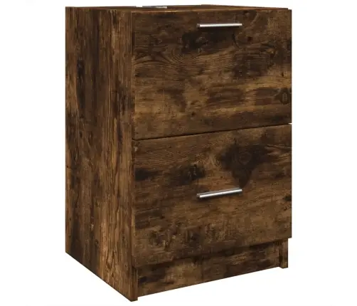 Izlietnes Skapītis, Ozolkoka, 40X37X59 Cm, Inženierijas Koks Vidaxl