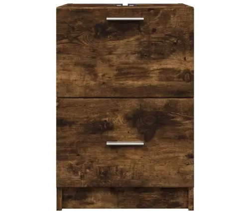 Izlietnes Skapītis, Ozolkoka, 40X37X59 Cm, Inženierijas Koks Vidaxl