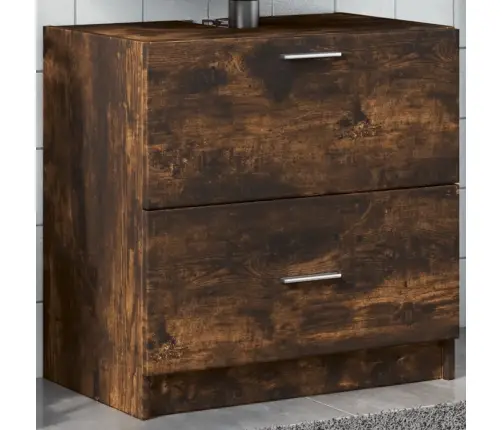 Izlietnes Skapītis, Ozolkoka, 59X37X59 Cm, Inženierijas Koks Vidaxl Izlietnes Skapītis, Ozolkoka, 59X37X59 Cm, Inženierijas Koks Vidaxl