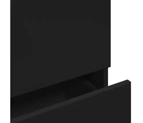 Izlietnes Skapītis, Melns, 78X37X59 Cm, Inženierijas Koks Vidaxl
