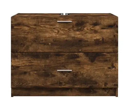 Izlietnes Skapītis, Ozolkoka, 78X37X59 Cm, Inženierijas Koks Vidaxl