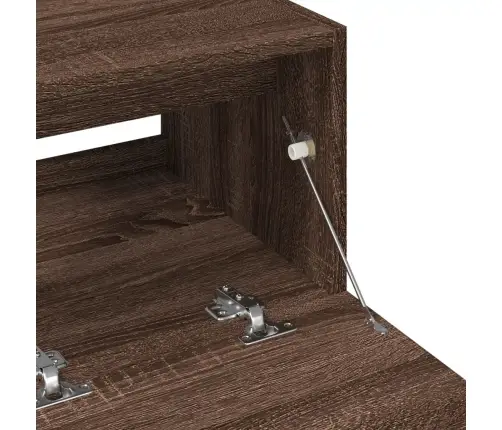 Izlietnes Skapītis, 78X37X59 Cm, Inženierijas Koks, Ozolkoka Vidaxl