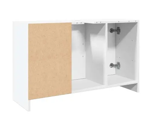 Spintelė Praustuvui, Balta, 90X29X55cm Apdirbta Mediena