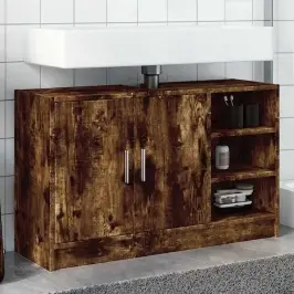 Izlietnes Skapītis, Ozolkoka, 90X29X55 Cm, Inženierijas Koks Vidaxl Izlietnes Skapītis, Ozolkoka, 90X29X55 Cm, Inženierijas Koks Vidaxl