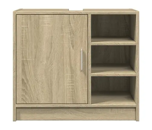 Izlietnes Skapītis, Ozolkoka, 63X29X55 Cm, Inženierijas Koks Vidaxl Izlietnes Skapītis, Ozolkoka, 63X29X55 Cm, Inženierijas Koks Vidaxl