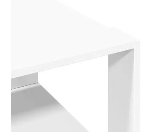 Kafijas Galdiņš, Balts, 51,5X51,5X30 Cm, Inženierijas Koks Vidaxl