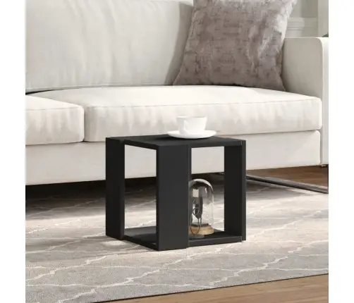 Kafijas Galdiņš, Melns, 32X32X30 Cm, Inženierijas Koks Vidaxl Kafijas Galdiņš, Melns, 32X32X30 Cm, Inženierijas Koks Vidaxl