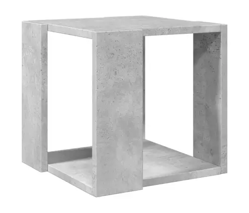 Kavos Staliukas, Betono Pilkas, 32X32X30cm Apdirbta Mediena