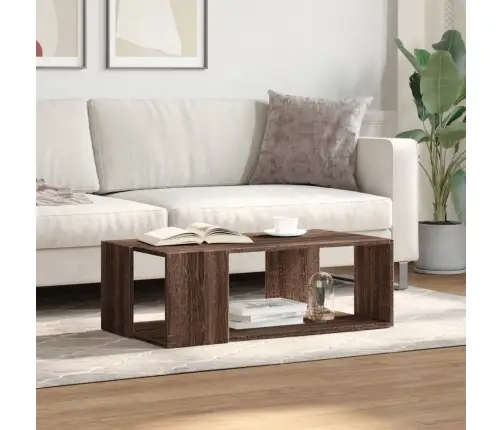 Kafijas Galdiņš, Brūna Ozola, 89,5X48X30 Cm, Inženierijas Koks Vidaxl