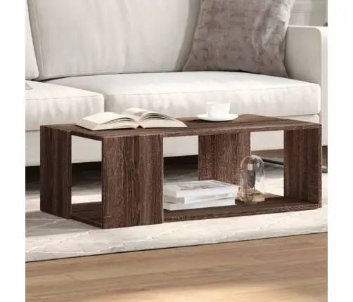 Kafijas Galdiņš, Brūna Ozola, 89,5X48X30 Cm, Inženierijas Koks Vidaxl