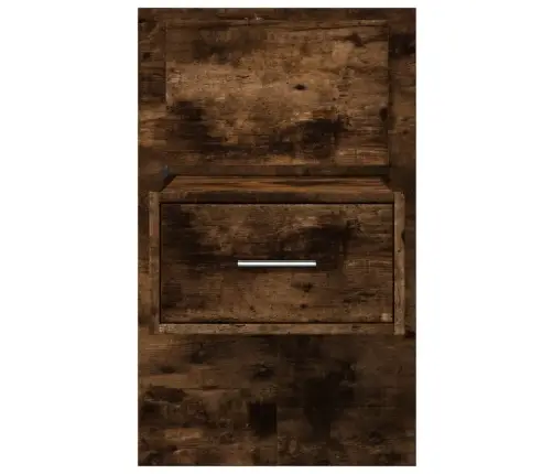 Sienas Naktsskapītis Ar Led Apgaismojumu, Ozola Krāsa Vidaxl