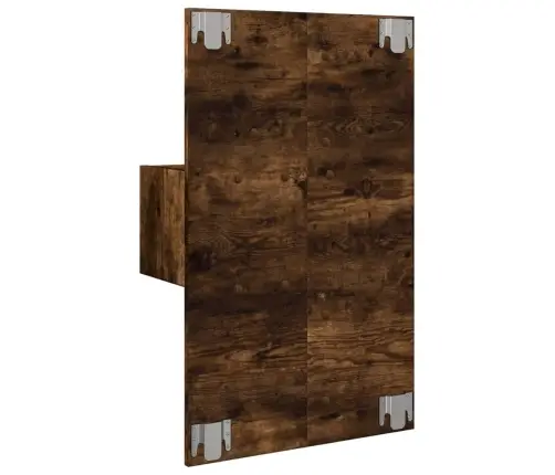 Sienas Naktsskapītis Ar Led Apgaismojumu, Ozola Krāsa Vidaxl