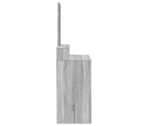 Peegliga Tualettlaud, Hall Sonoma Tamm, 80X41X144,5 Cm