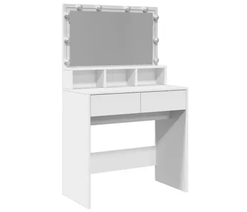 Tualettlaud Lediga, Valge, 80X41X134,5 Cm