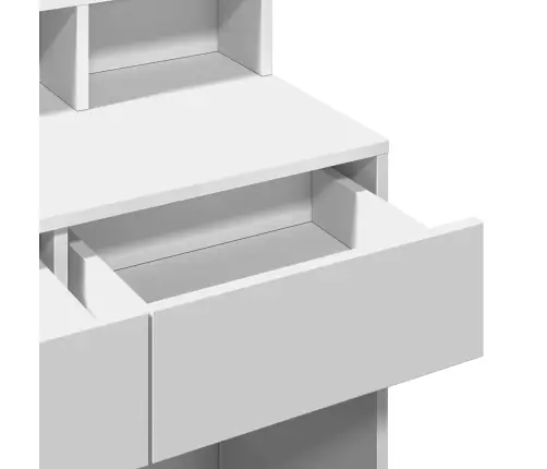 Tualettlaud Lediga, Valge, 80X41X134,5 Cm