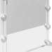 Spoguļgaldiņš Ar Led, 100X40X130 Cm, Balts Vidaxl