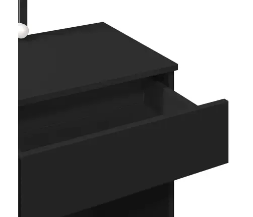 Kosmetinis Staliukas Su Led, Juodos Spalvos, 100X40X130Cm