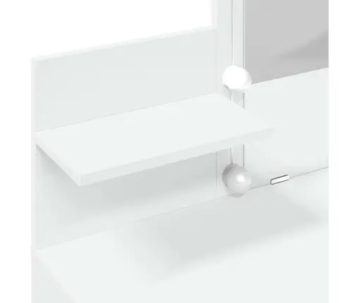 Tualettlaud Lediga, Valge, 100 X 40 X 130 Cm