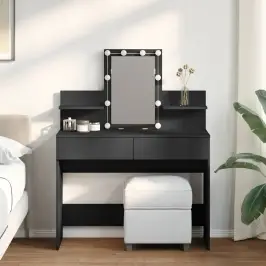 Tualettlaud Lediga, Must, 100 X 40 X 130 Cm