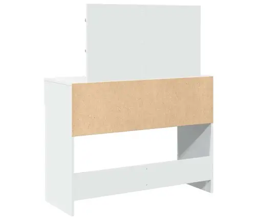 Spoguļgaldiņš Ar Led, 100X40X120 Cm, Balts Vidaxl