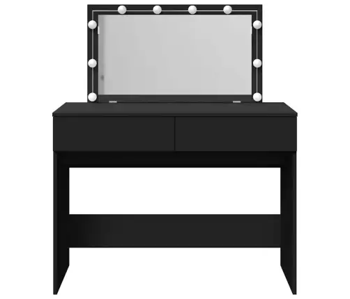 Kosmetinis Staliukas Su Led, Juodos Spalvos, 100X40X120Cm