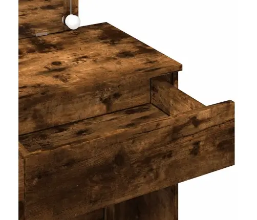 Tualettlaud Lediga, Suitsutatud Tamm, 100X40X120 Cm