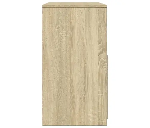 Kosmētikas Galdiņš Ar Tabureti, Ozolkoka Krāsa, 60X40X113,5 Cm Vidaxl