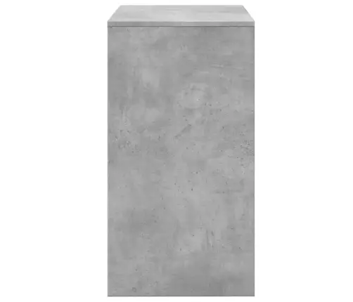 Kosmētikas Galdiņš Ar Tabureti, Betona Pelēks, 60X40X113,5 Cm Vidaxl