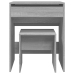 Tualettlaud Taburetiga, Hall Sonoma Tamm, 60X40X113,5 Cm