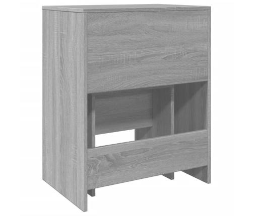 Tualettlaud Taburetiga, Hall Sonoma Tamm, 60X40X113,5 Cm