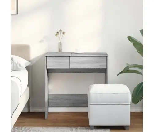 Kosmetinis Staliukas Su Veidrodžiu, Pilkas, 73X46,5X120Cm