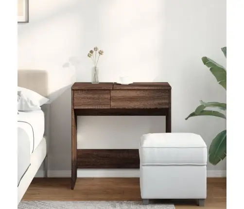 Peegliga Tualettlaud, Pruun Tamm, 73 X 46,5 X 120 Cm