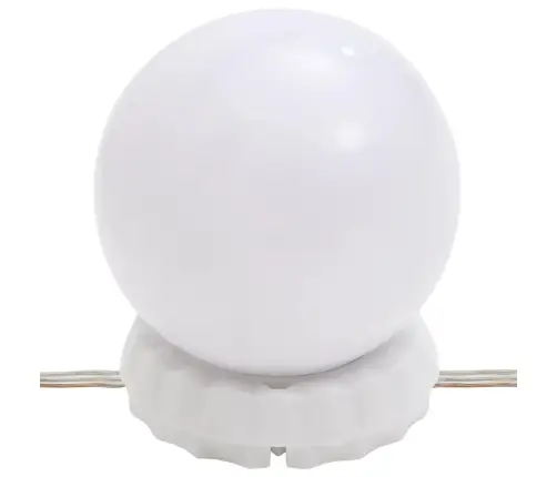 Spoguļgaldiņš Ar Led, 115X37X110,5 Cm, Balts Vidaxl