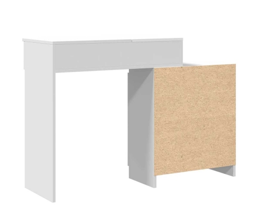 Spoguļgaldiņš Ar Led, 115X37X110,5 Cm, Balts Vidaxl