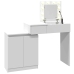 Spoguļgaldiņš Ar Led, 115X37X110,5 Cm, Balts Vidaxl