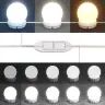 Spoguļgaldiņš Ar Led, Pelēka Ozolkoka Krāsa, 115X37X110,5 Cm Vidaxl