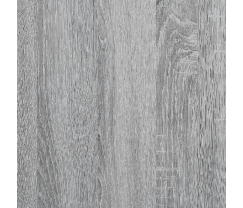 Spoguļgaldiņš Ar Skapīti, Pelēka Ozolkoka, 80X35X132 Cm Vidaxl