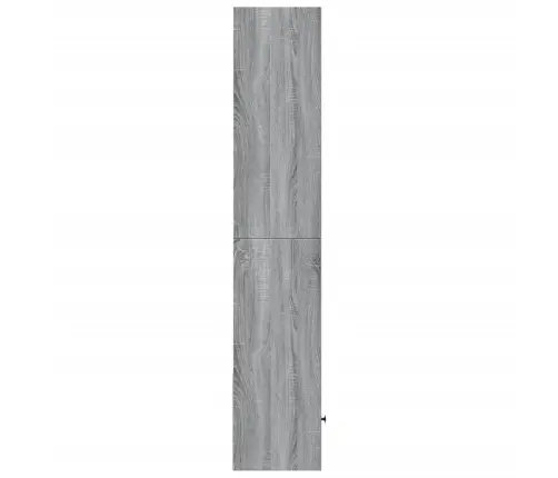 Knygų Spinta, Pilka Ąžuolo, 40X36X189cm Apdirbta Mediena