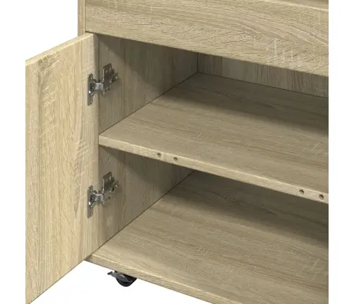 Bāra Ratiņi, Ozolkoka Krāsa, 60X39,5X89 Cm, Inženierijas Koks Vidaxl